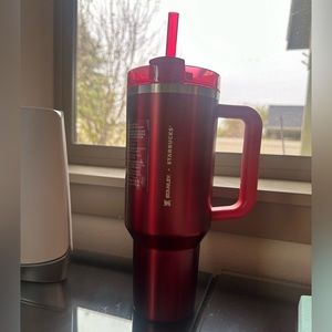 Starbucks holiday red Stanley